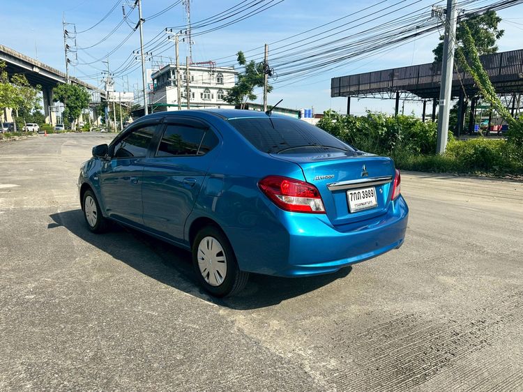 Mitsubishi Attrage 2018 1.2 GLX Sedan เบนซิน ไม่ติดแก๊ส เกียร์อัตโนมัติ น้ำเงิน รูปที่ 4