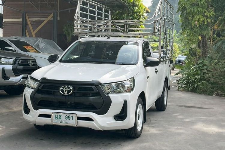 Toyota Hilux Revo 2021 2.8 ENTRY STANDARD CAB Pickup ดีเซล ไม่ติดแก๊ส เกียร์ธรรมดา ขาว รูปที่ 3