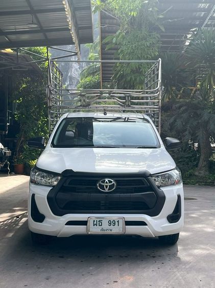 Toyota Hilux Revo 2021 2.8 ENTRY STANDARD CAB Pickup ดีเซล ไม่ติดแก๊ส เกียร์ธรรมดา ขาว รูปที่ 2