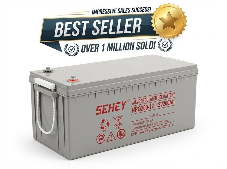 อื่นๆ แบตเตอรี่เจล SEHEY 12V 200AH – ราคาพิเศษ หลุดมาแค่ก้อนเดียว