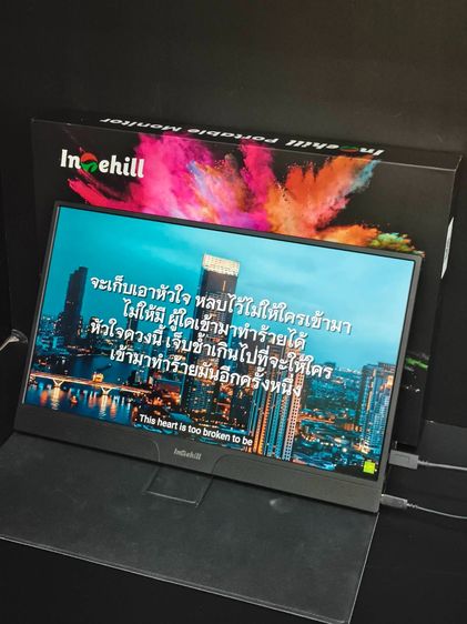Innohill F15NB จอพกพา 15.6  IPS Full HD ลําโพงคู่ ต่อ USB-C HDMI ได้ รูปที่ 7