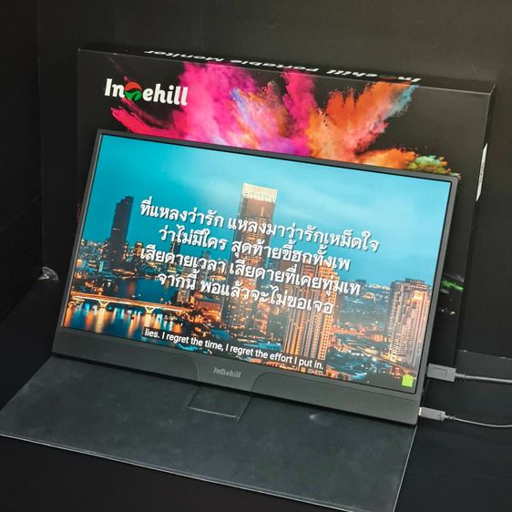Innohill F15NB จอพกพา 15.6  IPS Full HD ลําโพงคู่ ต่อ USB-C HDMI ได้ รูปที่ 5