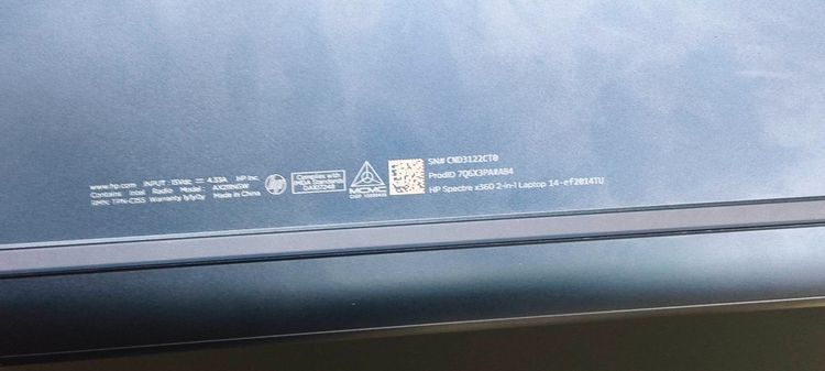 HP Spectre x360 14 i7 Gen13 RAM 16GB SSD 1TB  จอ 3K ทัชสกรีน พับได้ 360° เครื่องบางเบาพรีเมียม รูปที่ 11