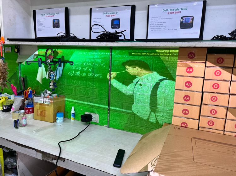 Xiaomi Mi Laser Home Cinema 4K Ultra Short Throw โปรเจคเตอร์เลเซอร์ 4K UST ลําโพงในตัว HDMI ARC รูปที่ 13