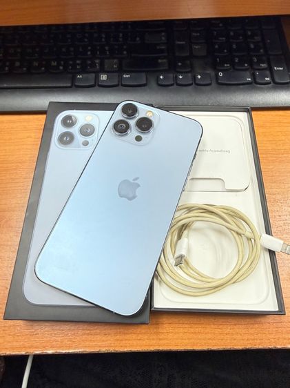 256 GB iphone 13promax 256gb ศูนย์ไทย มีตำหนิอ่านก่อน