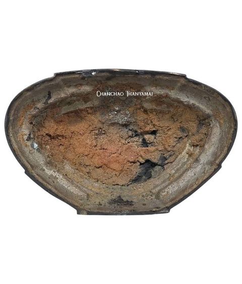 พระบูชาหลวงพ่อทอง วัดเขาตะเครา เพชรบุรี ปี2516 ป้ายเขียวเหนี่ยวทรัพย์ หน้าตัก 9 นิ้ว รูปที่ 3