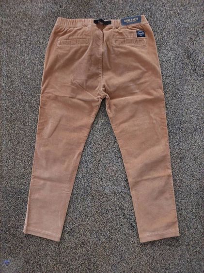กางเกงลูกฟูก CC-OO เอว 32 สีน้ำตาลส้ม ทรงสลิม ใหม่ป้ายห้อย รูปที่ 3