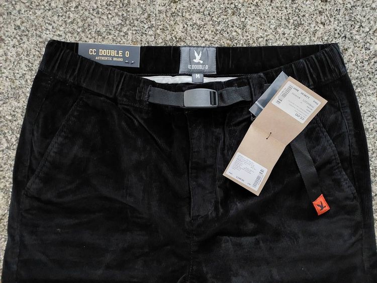 กางเกงลูกฟูก CC-OO เอว 32 สีดำ ทรงสลิม ใหม่ป้ายห้อย รูปที่ 4