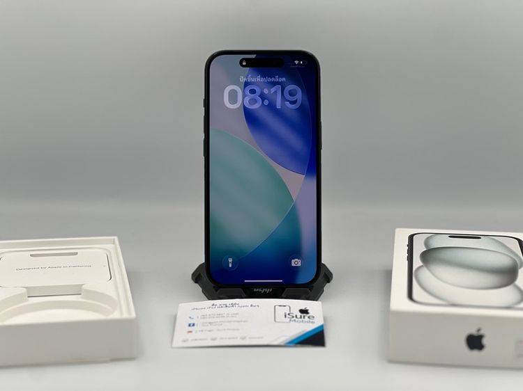 128 GB IPhone 15 128GB สี Black ประกันเหลือ เครื่องศูนย์ไทย