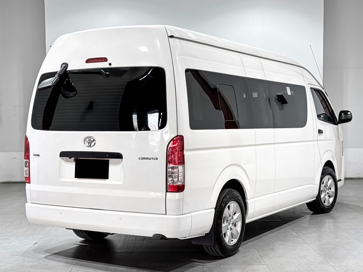 Toyota Commuter 2019 3.0 Van ดีเซล ไม่ติดแก๊ส เกียร์อัตโนมัติ ขาว รูปที่ 3