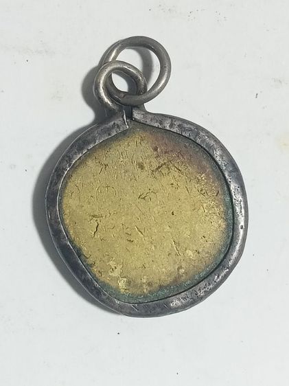 พระงบนํ้าอ้อยเนื้อทองผสม เลียมเงินโบราณเก่ามาดูครับ ไม่ทราบวัด รูปที่ 5