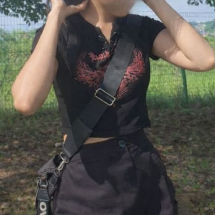 เสื้อครอปนำเข้าจากเกาหลี 🇰🇷 รูปที่ 4