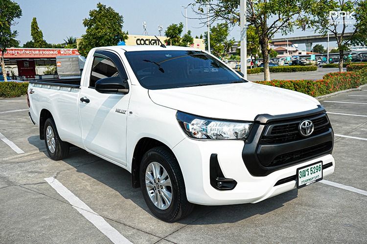 Toyota Hilux Revo 2023 2.4 Entry Pickup ดีเซล ไม่ติดแก๊ส เกียร์อัตโนมัติ ขาว รูปที่ 3