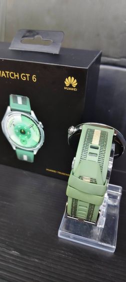 Huawei Watch GT 6 AMOLED GPS สุขภาพครบ แบตอึด หลายวัน สายสีเขียว ครบกล่อง รูปที่ 4