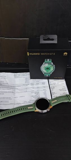 Huawei Watch GT 6 AMOLED GPS สุขภาพครบ แบตอึด หลายวัน สายสีเขียว ครบกล่อง รูปที่ 10