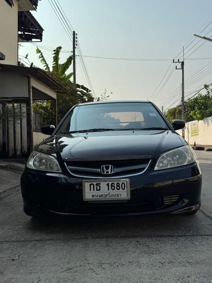 Honda Civic 2005 1.7 VTi Sedan เบนซิน ไม่ติดแก๊ส เกียร์อัตโนมัติ ดำ รูปที่ 3