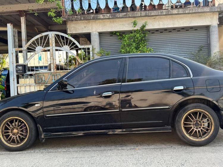 Honda Civic 2005 1.7 VTi Sedan เบนซิน ไม่ติดแก๊ส เกียร์อัตโนมัติ ดำ รูปที่ 4