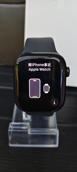 ยาง ดำ Apple Watch Series 10 42mm Jet Black Aluminum GPS Sport Band สีดํา ครบกล่อง