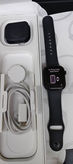 Apple Watch Series 10 42mm Jet Black Aluminum GPS Sport Band สีดํา ครบกล่อง รูปที่ 14