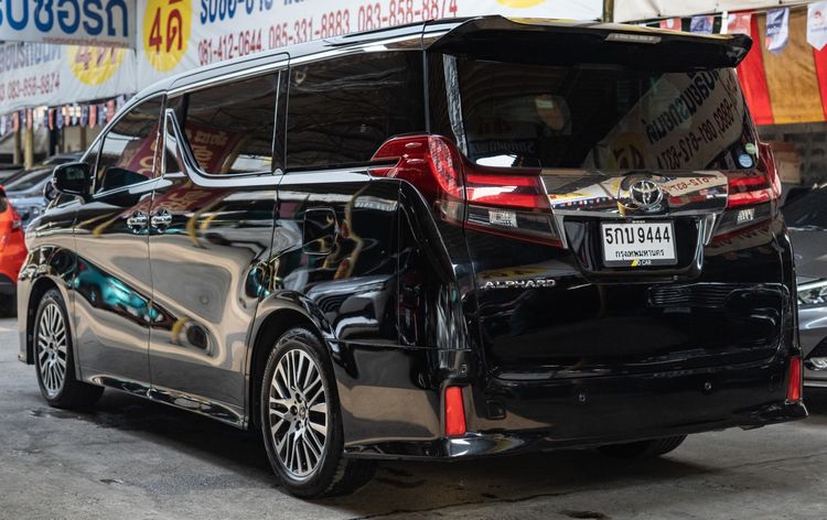 Toyota Alphard 2017 2.5 S C-Package Van เบนซิน ไม่ติดแก๊ส เกียร์อัตโนมัติ ดำ รูปที่ 3