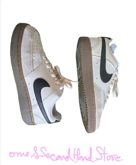 🚀🔥Nike Court Vision Low Athletic Department (Gum Sole )สภาพนางฟ้า หิ้วจากเกาหลี แท้💯💯💯 รูปที่ 4