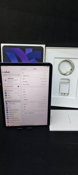  iPad Air 5 M1 10.9" Wi-Fi 64GB สีม่วง ครบกล่อง ชิป M1 จอ Liquid Retina รูปที่ 11