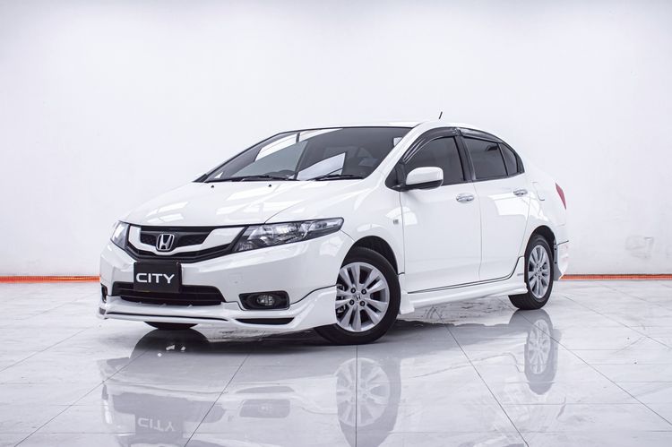 รถ Honda City 1.5 V CNG สี ขาว