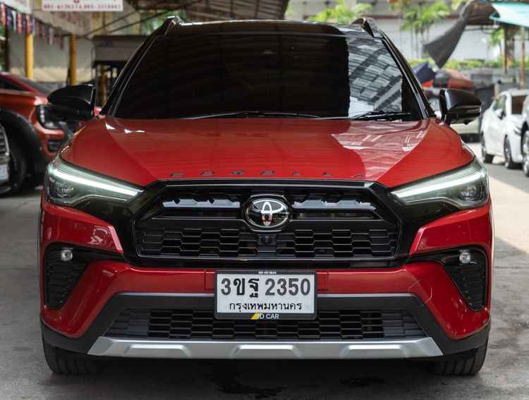 รถ Toyota Corolla Cross 1.8 Hybrid Premium Safety GR Sport สี แดง