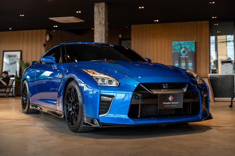 รถ Nissan GT-R 3.8 R35 Recaro Edition UK Spec สี น้ำเงิน