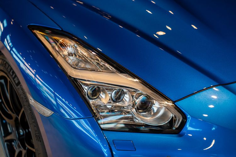 Nissan GT-R 2021 3.8 R35 Recaro Edition UK Spec Sedan เบนซิน ไม่ติดแก๊ส เกียร์อัตโนมัติ น้ำเงิน รูปที่ 4