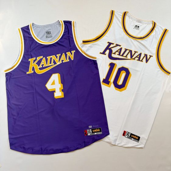 ไม่ระบุ หลากสี เสื้อเจอร์ซีย์ เสื้อบาสเกตบอล SlamDunk ทีม Kainan (ใหม่)