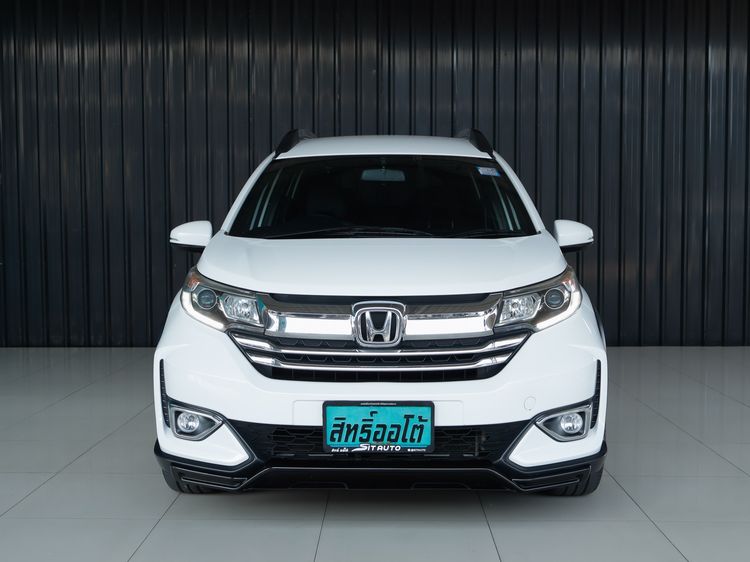Honda BR-V 2019 1.5 SV Utility-car เบนซิน ไม่ติดแก๊ส เกียร์อัตโนมัติ ขาว รูปที่ 2
