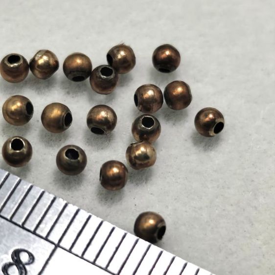 🔖เม็ดทองแท้ 18 เม็ด 2.5 มิล สภาพสมบูรณ์(ราคาต่อเม็ด) รูปที่ 2