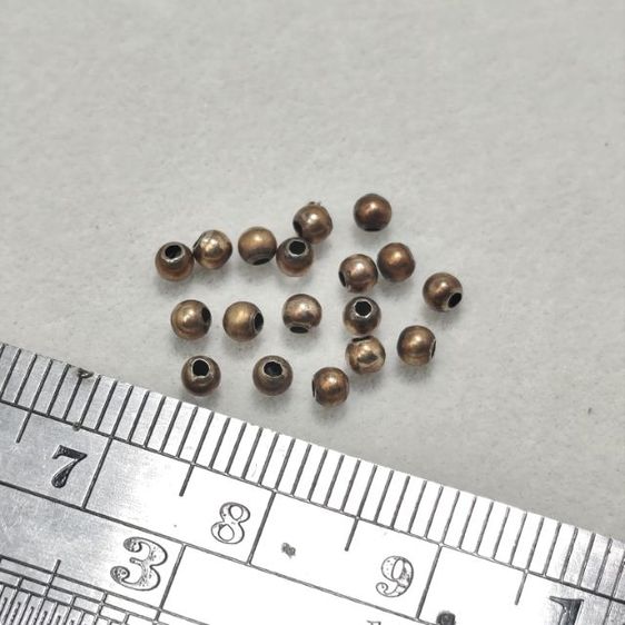 🔖เม็ดทองแท้ 18 เม็ด 2.5 มิล สภาพสมบูรณ์(ราคาต่อเม็ด) รูปที่ 3