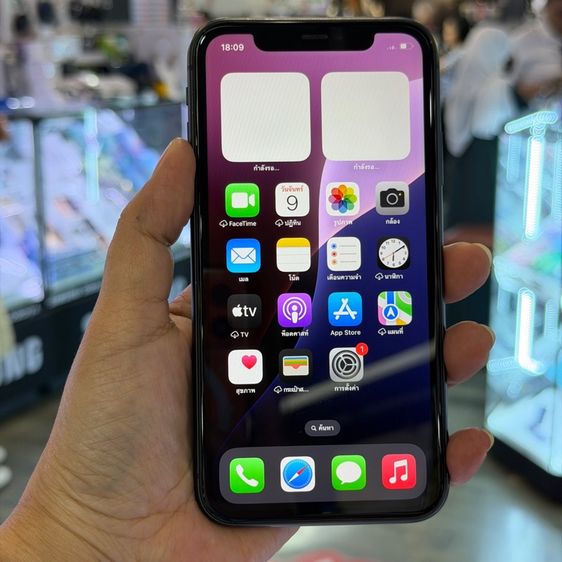 128 GB iPhone11 128GB สีดำ เครื่องศูนย์ โมเดลTH สภาพสวยมาก❤️❤️