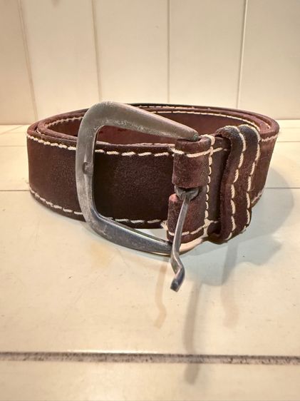 เข็มขัด Replay suede belt made in Italy 