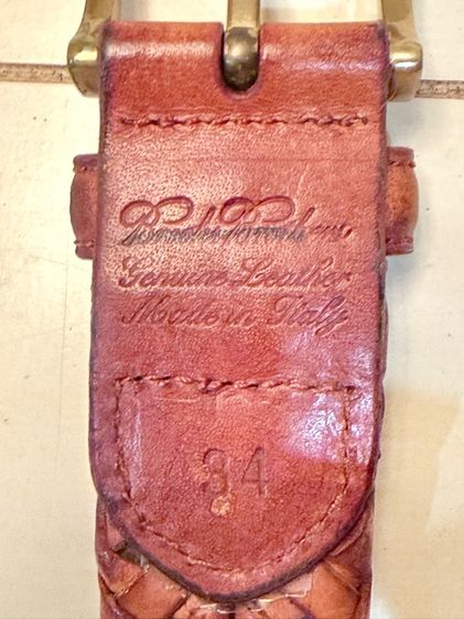 Brooks Brathers belt made in Italy  รูปที่ 3