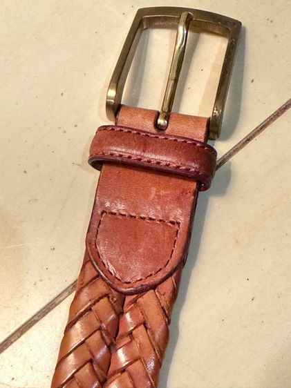 Brooks Brathers belt made in Italy  รูปที่ 5