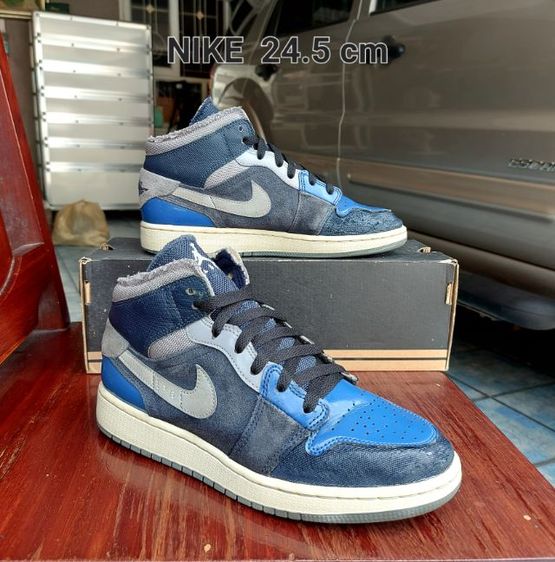 หลากสี หนังแท้ รองเท้าผ้าใบ UK 6 | EU 39 1/3 | US 6.5 รองเท้าหุ้มข้อ NIKE  24.5 cm