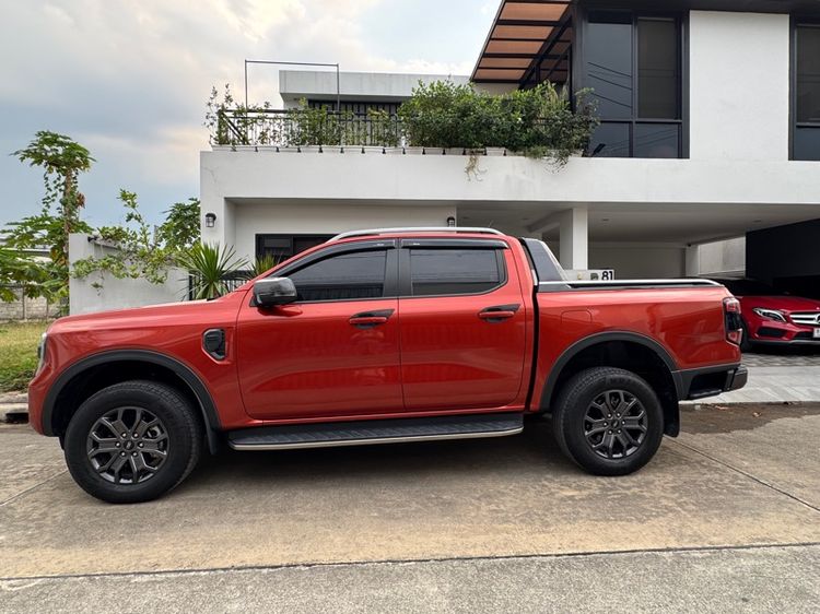Ford Ranger 2023 2.0 Wildtrak 4WD Pickup ดีเซล เกียร์อัตโนมัติ ส้ม รูปที่ 3