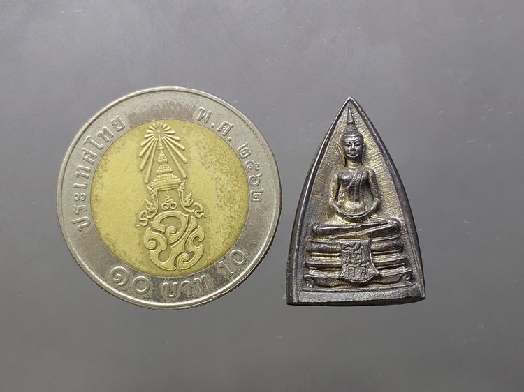 เหรียญหลวงพ่อพระพุทธโสธร พิมพ์ 2 หน้า เนื้อเงิน รุ่นญสส. สมเด็จพระสังฆราช ปี 2533 พร้อมกล่องเดิม รูปที่ 8