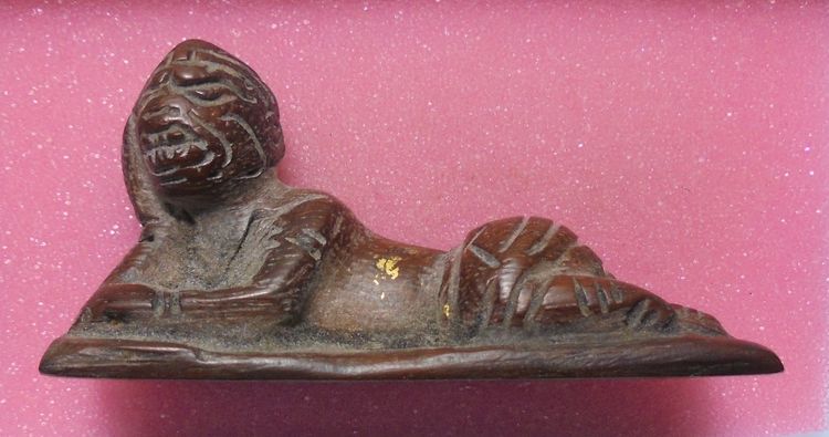 หนุมานไม้เเกะเก่า ไม่ทราบที่