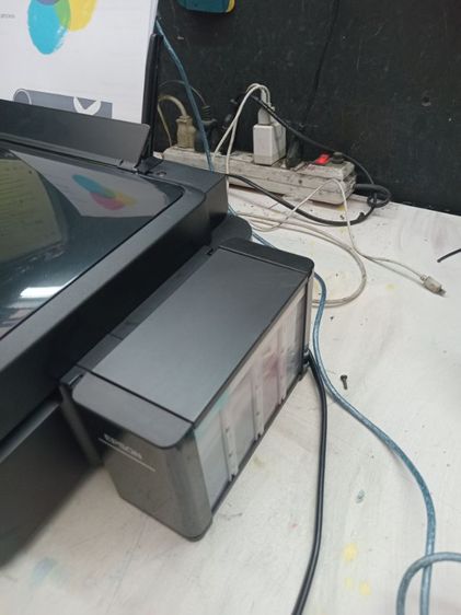 ปริ้นเตอร์มือสองพร้อมใช้งาน epson l360 ปริ้นสแกนถ่ายเอกสารได้เครื่องสภาพสวยระบบแทงค์แท้โรงงานมีหมึกพร้อมใช้งานทันที รูปที่ 2