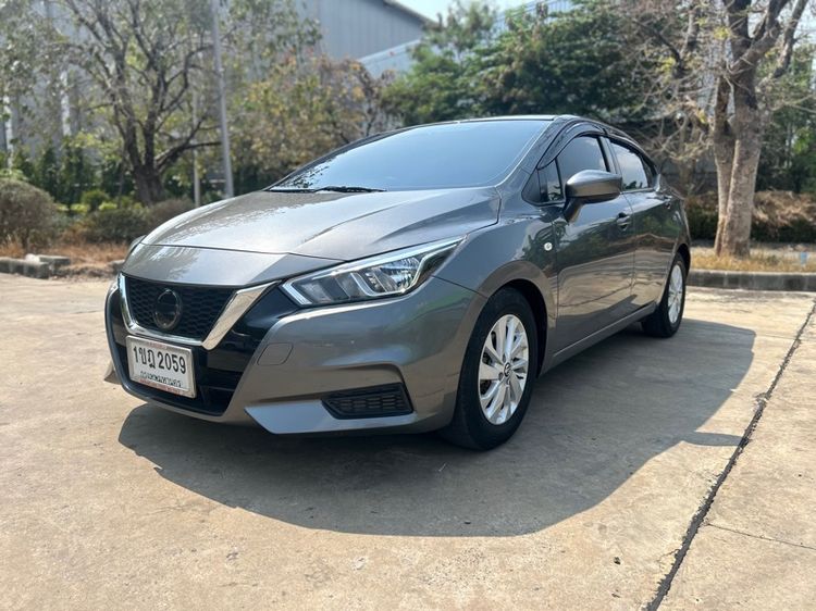 Nissan Almera 2020 1.0 EL Sedan เบนซิน ไม่ติดแก๊ส เกียร์อัตโนมัติ เทา รูปที่ 3
