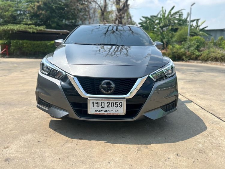Nissan Almera 2020 1.0 EL Sedan เบนซิน ไม่ติดแก๊ส เกียร์อัตโนมัติ เทา รูปที่ 2