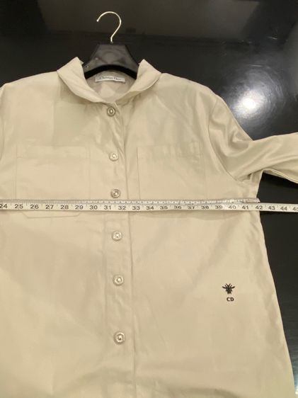 คริสเตียนดิออร์(ติดจองค่ะ) เสื้อเชิ้ตสภาพใหม่เอี่ยม รูปที่ 6