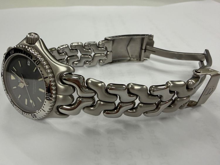 TAG-HEUER ก้างปลา หน้าเทา ขนาด Boy Size  รูปที่ 2