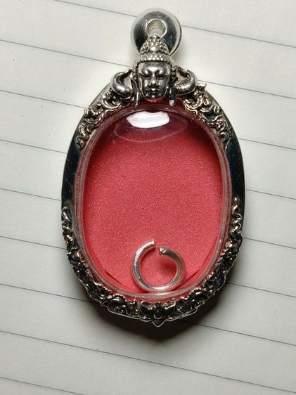 ตลับพระเงินแท้92.5ขนาเหน้าจอสูง3.5กว้าง2.5 รูปที่ 2