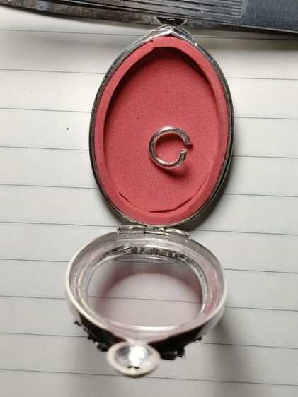 ตลับพระเงินแท้92.5ขนาเหน้าจอสูง3.5กว้าง2.5 รูปที่ 6