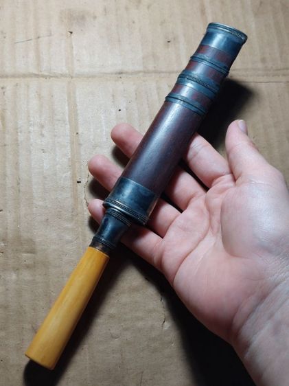 เครื่องรางมีดหมอขุดว่านหลวงพ่อเดิมไป 5 นิ้วยาวรวม 9 นิ้วเก่า รูปที่ 5